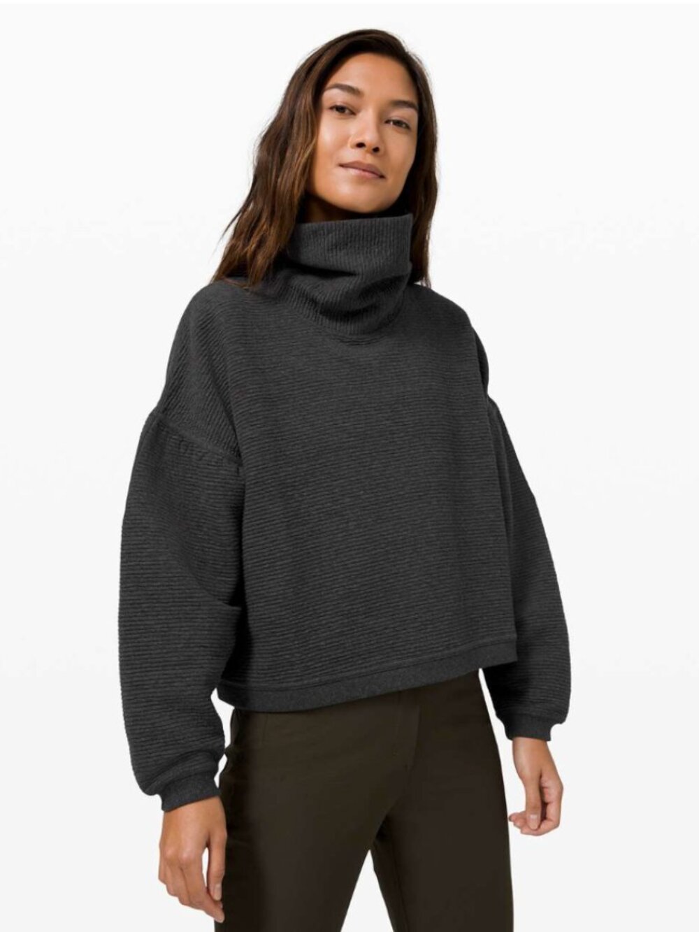 Lululemon Peaceful Moments Pullover Grey 6